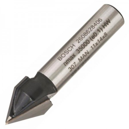 Фреза пазова V-подібна Bosch Professional V Std S8 D11 L14 6