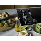 Electrolux Варильна поверхня комбінована (2 газ + 2 інд), 60см, розширена зона, чавун, чорний