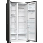 Gorenje Холодильник SBS, 179х67х92см, 2 двері, 353(191)л, А++, NF+, Інв., Зона св-ті, диспенсер, генератор льоду, Зовн. Диспл, чорний
