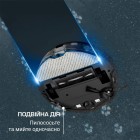 Rowenta Робот-пилосос миючий X-Plorer Serie 65, 2300ПаВт, h=7.8см, 0.3л, конт пил -0.4л, автон. робота до 168хв, чорний