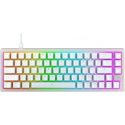 Cherry Xtrfy Клавиатура механическая Xtrfy K5 68Key, Kailh Red, USB-A, EN/UA, Hot-swap, RGB, White Cherry Xtrfy Клавиатура механическая Xtrfy K5 68Key, Kailh Red, USB-A, EN/UA, Hot-swap, RGB, White