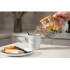 ARDESTO Заварник Golden Moon Diamond, 1000мл, боросилікатне скло, бамбук, золотистий ARDESTO Заварник Golden Moon Diamond, 1000мл, боросилікатне скло, бамбук, золотистий