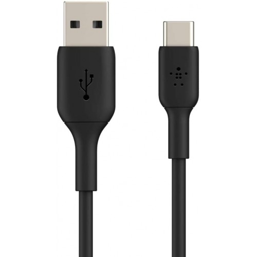 Belkin Кабель USB-A - USB-С, PVC, 1m, black Belkin Кабель USB-A - USB-С, PVC, 1m, black