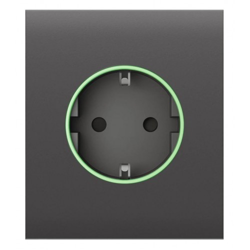 Ajax Центральна панель для вбудованої розетки CenterCover for Outlet smart, Jeweler, бездротова, grey