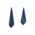 ARDESTO Набір рушників махрових Lotus 2 шт., 50х90см, 70х140см, 100% бавовна, синій ARDESTO Набір рушників махрових Lotus 2 шт., 50х90см, 70х140см, 100% бавовна, синій