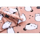 ARDESTO Плед Flannel, 160х200см, котики, 100% поліестер