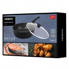 ARDESTO Сковорода глибока з кришкою Gemini Livorno, 28см, алюміній, чорний ARDESTO Сковорода глибока з кришкою Gemini Livorno, 28см, алюміній, чорний