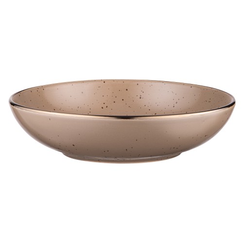 Тарілка супова Ardesto Emilia, 820мл, 20см, кераміка, коричневий Тарілка супова Ardesto Emilia, 820мл, 20см, кераміка, коричневий