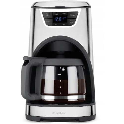 CATLER Кавоварка крапельна 1.8л, мелена, для фільтр кави, чорно-сірий