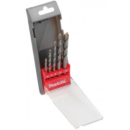 Makita 5 шт (D-05175), 4, 5, 6, 8, 10 мм
