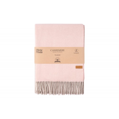 ARDESTO Плед Leonardo Moon, 140x200см, 5% кашемір, 40% вовна, 35% акрил, 20% п/е, рожевий