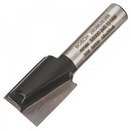 Фреза пазова Bosch Professional з двома лезами Std S8 D16 L2