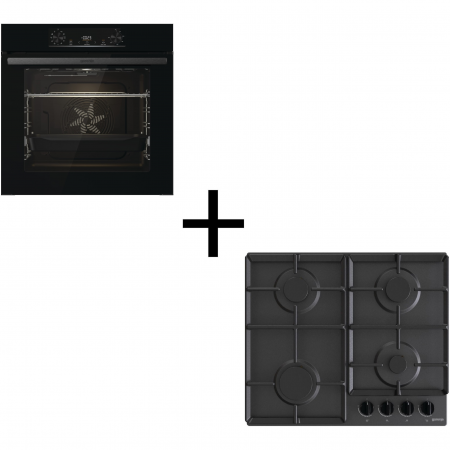 Gorenje Комплект (духовка електрична BO6735E02BK + поверхня 