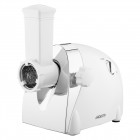 ARDESTO М'ясорубка, 2000Вт, продук.-1.9кг/хв, 3 решітки + для ковб., кеббе, 3 терки, пластик, біло-сріблястий ARDESTO М'ясорубка, 2000Вт, продук.-1.9кг/хв, 3 решітки + для ковб., кеббе, 3 терки, пластик, біло-сріблястий