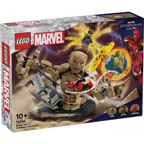 LEGO Конструктор Marvel Людина-Павук vs. Піщана людина: Вирішальна битва
