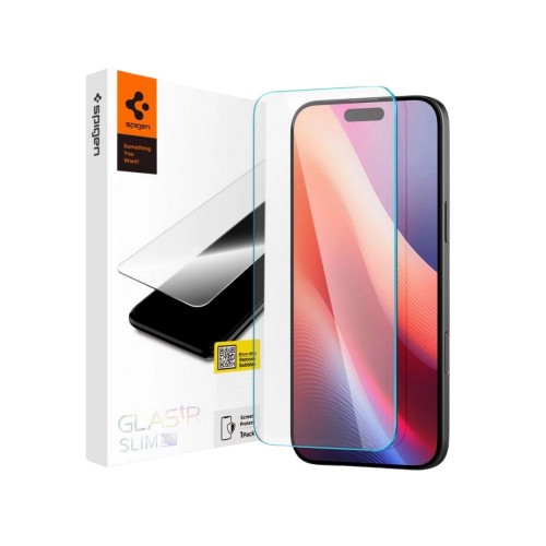Spigen Скло для iPhone 16 Plus/15 Plus, Glas, tR SLIM HD, (1 Pack) Spigen Скло для iPhone 16 Plus/15 Plus, Glas, tR SLIM HD, (1 Pack)