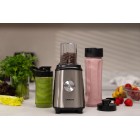 Блендер для смузі Ardesto SBG-F350, 350Вт,2в1, пляшка -600мл, пляшка -300 мл, кавомолка , чорно-сріблястий Блендер для смузі Ardesto SBG-F350, 350Вт,2в1, пляшка -600мл, пляшка -300 мл, кавомолка , чорно-сріблястий