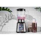 ARDESTO Банка для зберігання Midori, 760мл, скло, бамбук, кругла, прозорий