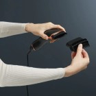 Rowenta Фен Ultimate Experience Air Motion, 1300Вт, 3 режими, насадка-гребінець, кейс для зберігання, іоніз-я, хол. обдув, чорний