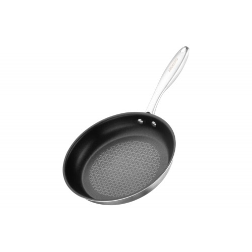 ARDESTO Сковорода Gemini Gazzo 24 см, сірий, нержавіюча сталь