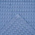 Плед Ardesto Pique 220x230см, 100% бавовна, блакитний