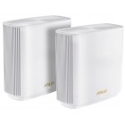ASUS Маршрутизатор ZenWiFi XT9 2PK AX7800 3xGE LAN 1x2.5GE WAN 1xUSB 3.2 MU-MIMO OFDMA MESH white