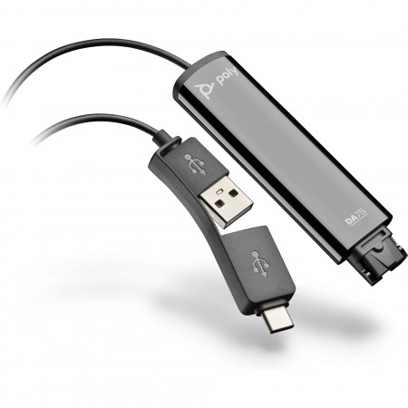 Poly Перехідник DA75 USB > QD для гарнітур EncorePro, USB-A,