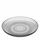 ARDESTO Тарілка Verbena, 24.5см, скло, сірий