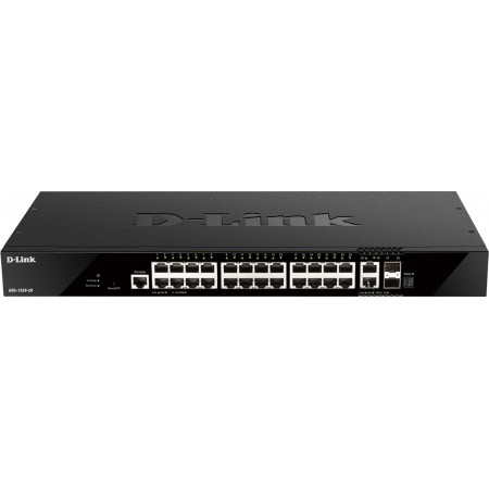 D-Link Комутатор DGS-1520-28 24xGE 2xSFP, 2xSFP+ Керований. 