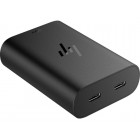 HP Зарядний пристрій мережевий 65W 2хUSB-C, кабель USB-C > USB-C, 1м, чорний HP Зарядний пристрій мережевий 65W 2хUSB-C, кабель USB-C > USB-C, 1м, чорний