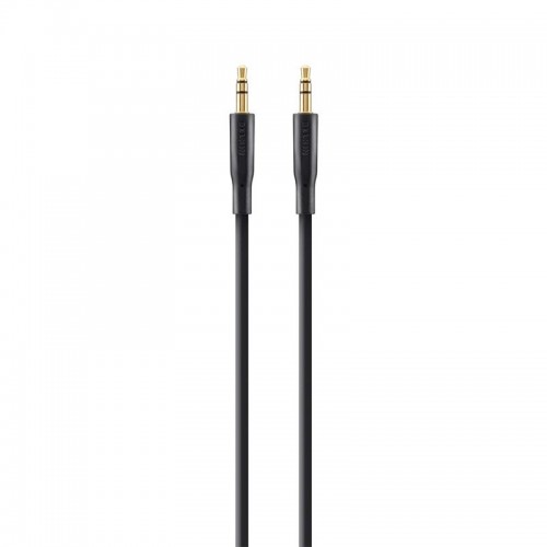Belkin jack 3.5mm - M/M, portable, 2m, black/gold