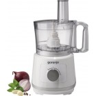 Gorenje Кухонна машина, 800Вт, чаша-пластик, корпус-пластик+метал, насадок-5, білий