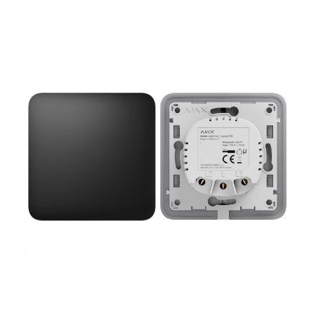 Ajax Вимикач одноклавішний LightSwitch чорний