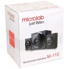 Microlab Акустична система M-110 2.1, 10W, mini-jack, чорний Microlab Акустична система M-110 2.1, 10W, mini-jack, чорний