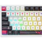 Клавіатура механічна ASUS ROG Azoth X 81key, NX Snow, USB-A/WL/BT, EN, RGB, білий