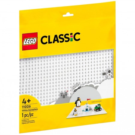 LEGO Конструктор Classic Базова пластина білого кольору 1102