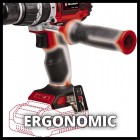 Einhell Шуруповерт-дриль ударний TP-CD 18/60 Li-i BL - Solo акум., PXC, 18В, безщітк., 60 Нм, 1.37 кг (без АКБ і ЗП)