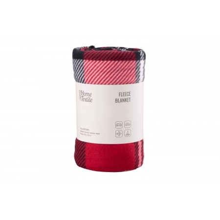 ARDESTO Плед Fleece, 130x160 см, 100% поліестер, клітинка че