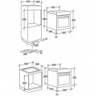 Candy Духова шафа електрична, 70л, A, чорний
