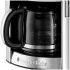 Russell Hobbs Кавоварка крапельна Luna Stone, 1.5л, мелена, LED-дисплей, підігрів чашок, чорно-сріблястий