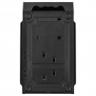 2E Корпус TeamX TMX03 з БЖ 2E ATX400W, 2xUSB2.0, 1x80мм, VGA 220мм, mATX, чорний