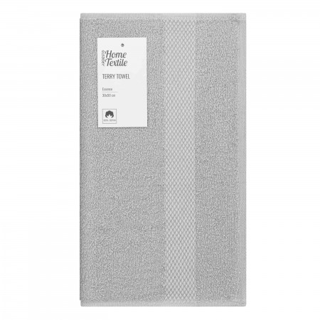ARDESTO Рушник махровий Essence 30х50см, 100% бавовна, сірий