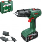 Bosch Шурупокрут-дриль акумуляторний EasyImpact 18V-40 18В 1х2А·год 20·38Нм 0-430·0-1630об·хв кейс ЗП 1.4кг