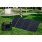 2E Портативна сонячна панель, 120 Вт зарядний пристрій, DC, USB-С PD18W, USB-A 24W