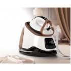 Sencor Праска-парогенератор, 3000Вт, 1500мл, паровий удар -430гр, постійна пара - 160гр, Anti-calc, керам. підошва, біло-коричневий