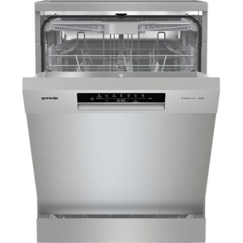 Gorenje Посудомийна машина, 16компл., A+++, 60см, дисплей, 3 кошика, AquaStop, сірий