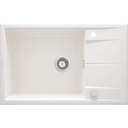 Deante Мийка кухонна Eridan, граніт, прямокут., з крилом, 78