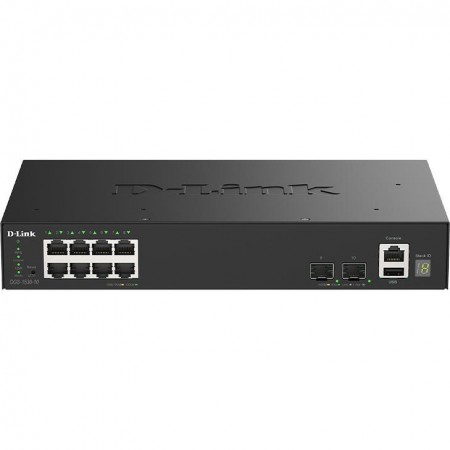 Комутатор D-Link DGS-1530-10 8xGE, 2xSFP+ Керований. L2+