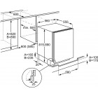 Electrolux Холодильник вбудований з верхн. мороз., 82x56х55, холод.відд.-90л, мороз.відд.-16л, 1дв., А+, ST, білий