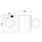 Whirlpool Пральна машина Whirlpool фронтальна, 11кг, 1400, A+++, 60см, дисплей, пара, інвертор, люк чорний, білий Whirlpool Пральна машина Whirlpool фронтальна, 11кг, 1400, A+++, 60см, дисплей, пара, інвертор, люк чорний, білий